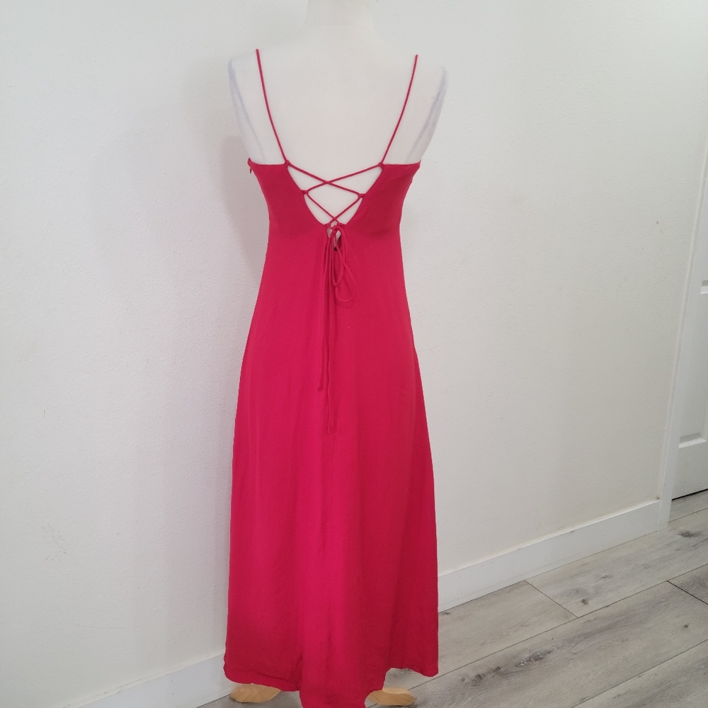 Mango Red Maxi Dress - Picture 6 of 15
